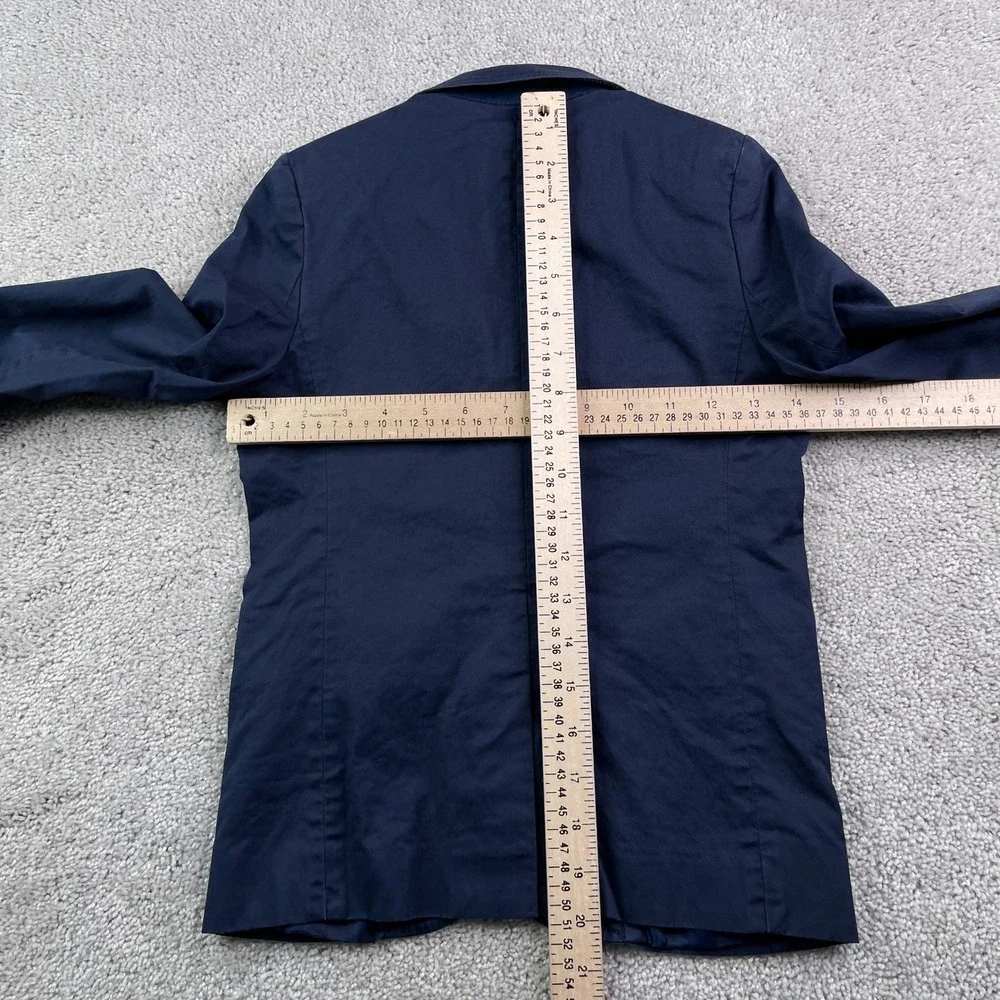 J Crew Crewcuts‎ Blazer Boys 6-7 Blue Cotton Thompson Jacket Coat Church Wedding